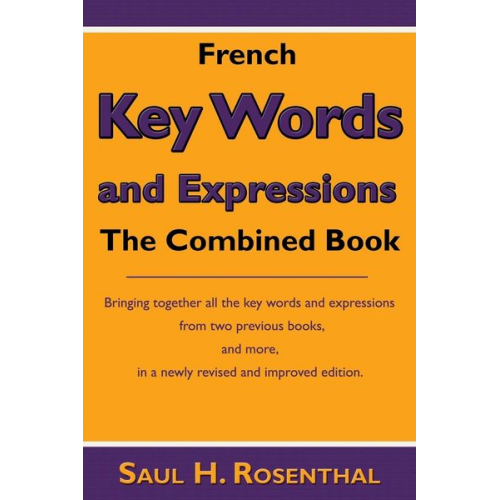 Saul H. Rosenthal - French Key Words and Expressions