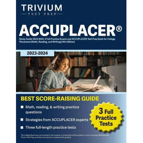 Elissa Simon - ACCUPLACER® Study Guide 2023-2024