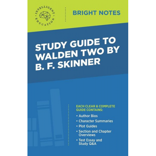 Study Guide to Walden Two by B. F. Skinner