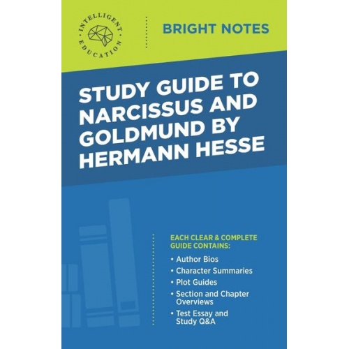 Study Guide to Narcissus and Goldmund by Hermann Hesse