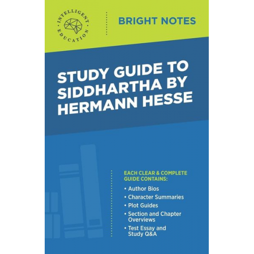 Study Guide to Siddhartha by Hermann Hesse