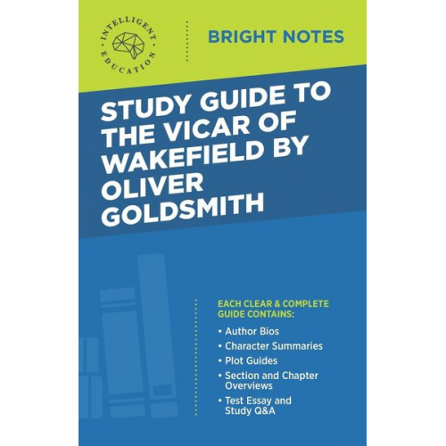 Study Guide to The Vicar of Wakefield by Oliver Goldsmith