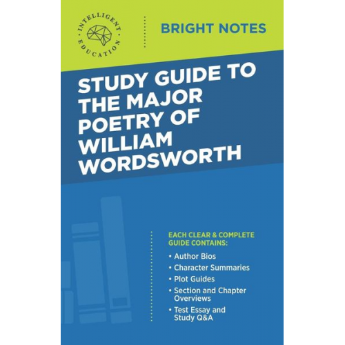 Study Guide to the Major Poetry of William Wordsworth