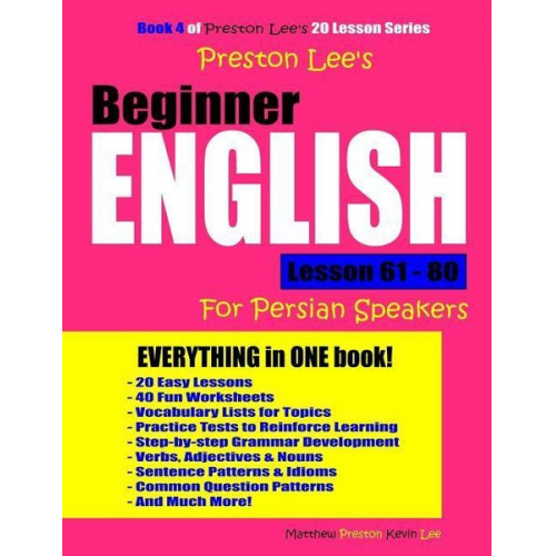 Matthew Preston Kevin Lee - Preston Lee's Beginner English Lesson 61 - 80 For Persian Speakers