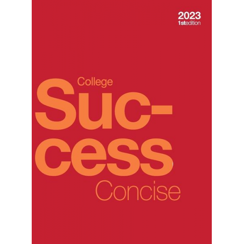 Amy Baldwin - College Success Concise (hardcover, full color)