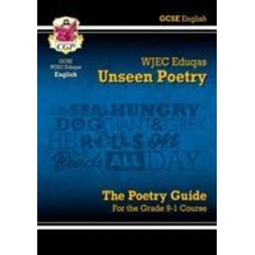 Cgp Books - GCSE English WJEC Eduqas Unseen Poetry Guide includes Online Edition: for the 2025 and 2026 exams