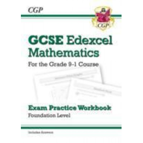 Cgp Books - GCSE Maths Edexcel Exam Practice Workbook: Foundation - includes Video Solutions and Answers