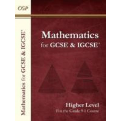 Cgp Books - Maths for GCSE and IGCSE® Textbook: Higher - includes Answers