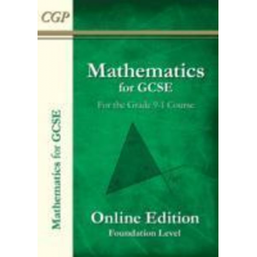 Cgp Books - Maths for GCSE Textbook: Foundation - includes Answers