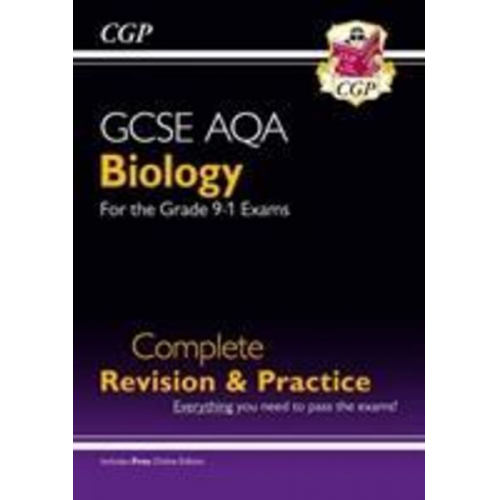 Cgp Books - GCSE Biology AQA Complete Revision & Practice includes Online Ed, Videos & Quizzes: for the 2025 and 2026 exams