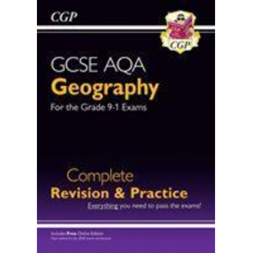 Cgp Books - GCSE Geography AQA Complete Revision & Practice includes Online Edition, Videos & Quizzes: for the 2025 and 2026 exams