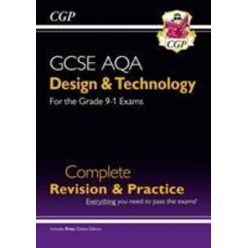 Cgp Books - New GCSE Design & Technology AQA Complete Revision & Practice (with Online Edition and Quizzes)