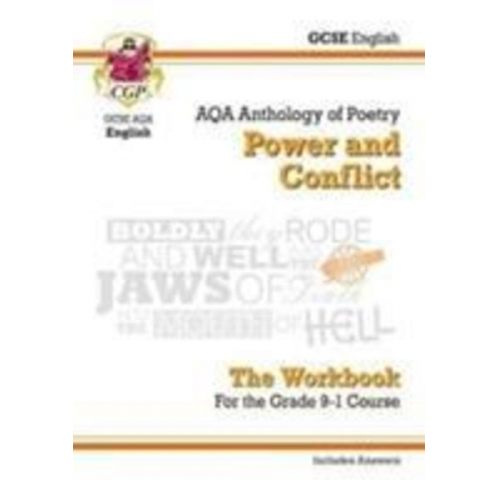 Cgp Books - GCSE English Literature AQA Poetry Workbook: Power & Conflict Anthology (includes Answers)