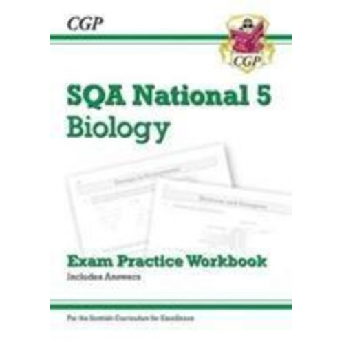 Cgp Books - National 5 Biology: SQA Exam Practice Workbook - includes Answers