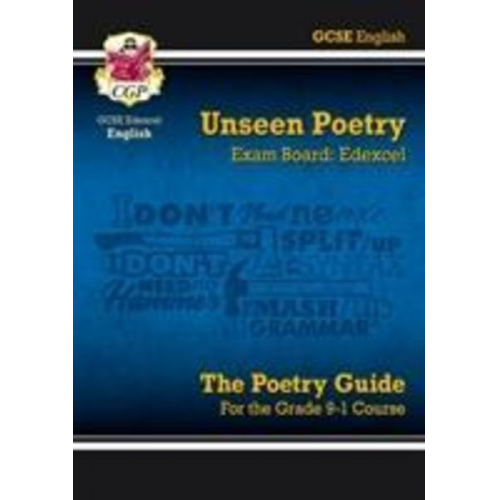 Cgp Books - GCSE English Edexcel Unseen Poetry Guide includes Online Edition