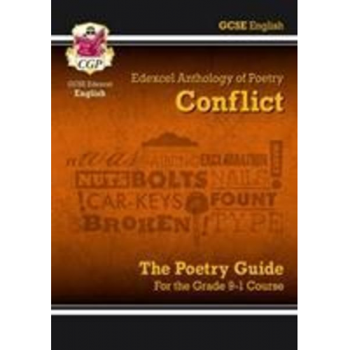 Cgp Books - GCSE English Edexcel Poetry Guide - Conflict Anthology includes Online Edition, Audio & Quizzes: for the 2025 and 2026 exams