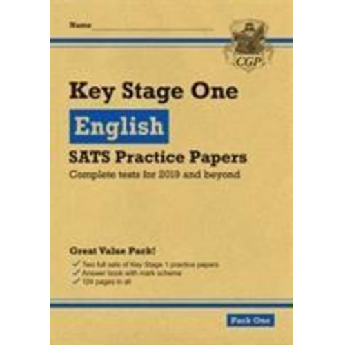 Cgp Books - KS1 English SATS Practice Papers: Pack 1 (for end of year assessments)