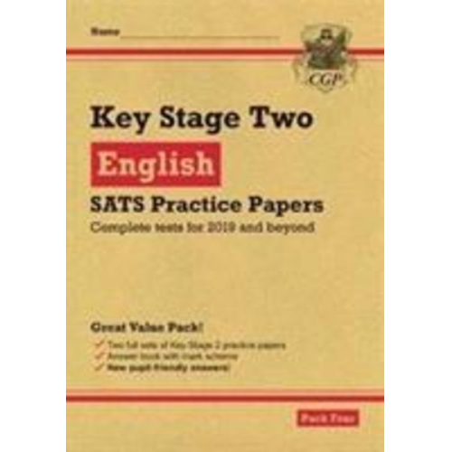 Cgp Books - KS2 English SATS Practice Papers: Pack 4 - for the 2025 tests (with free Online Extras)