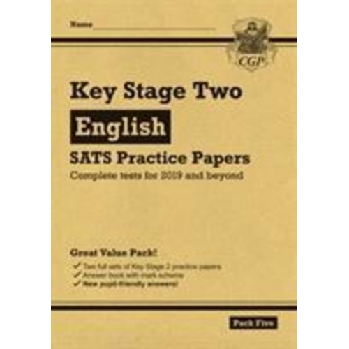 Cgp Books - KS2 English SATS Practice Papers: Pack 5 - for the 2025 tests (with free Online Extras)