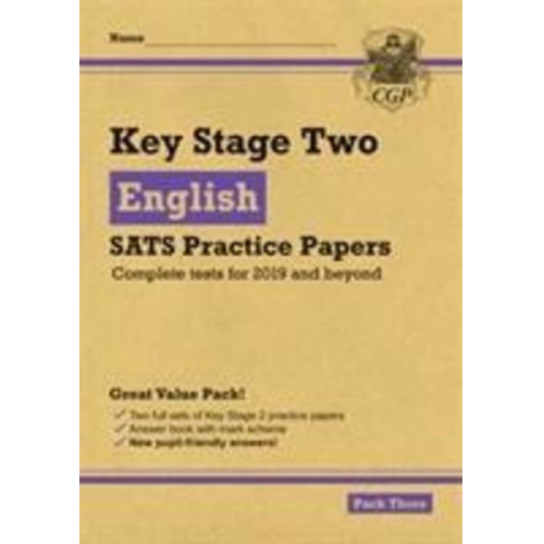 Cgp Books - KS2 English SATS Practice Papers: Pack 3 - for the 2025 tests (with free Online Extras)