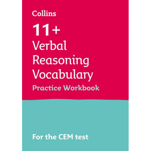 Collins 11 - 11+ Verbal Reasoning Vocabulary Practice Workbook