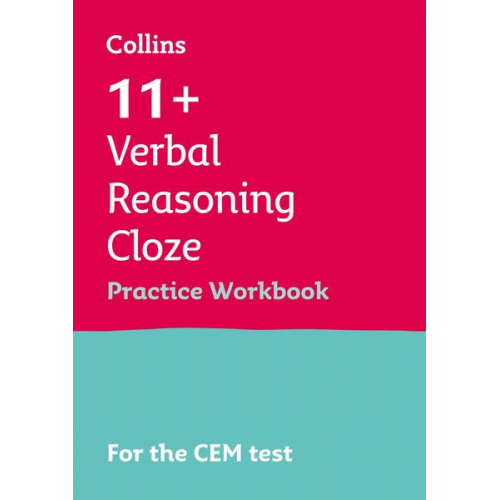 Collins 11 - 11+ Verbal Reasoning Cloze Practice Workbook