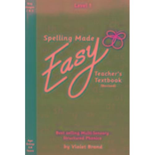 Violet Brand - Spelling Made Easy Revised A4 Text Book Level 1