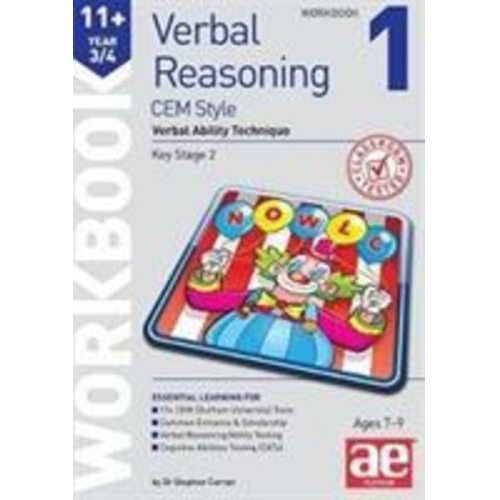 Stephen C. Curran - 11+ Verbal Reasoning Year 3/4 CEM Style Workbook 1