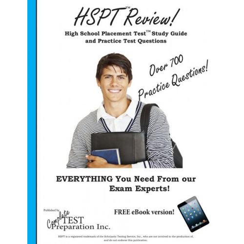 Complete Test Preparation Inc - HSPT Review! High School Placement Test Study Guide and Practice Test Questions