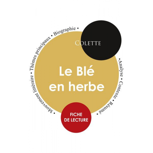 Colette - Fiche de lecture Le Blé en herbe