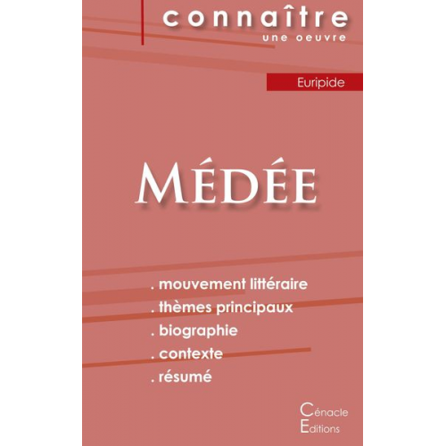 Euripide - Fiche de lecture Médée de Euripide (Analyse littéraire de référence et résumé complet)