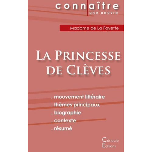 Madame de La Fayette - Fiche de lecture La Princesse de Clèves de Madame de La Fayette (Analyse littéraire de référence et résumé complet)