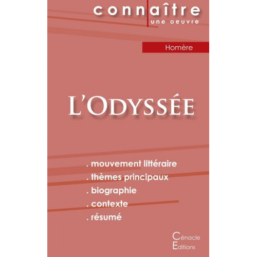 Homère - Fiche de lecture L'Odyssée de Homère (Analyse littéraire de référence et résumé complet)