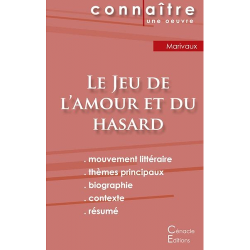 Marivaux - Fiche de lecture Le Jeu de l'amour et du hasard de Marivaux (Analyse littéraire de référence et résumé complet)