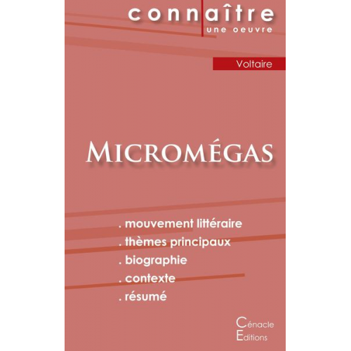 Voltaire - Fiche de lecture Micromégas de Voltaire (Analyse littéraire de référence et résumé complet)