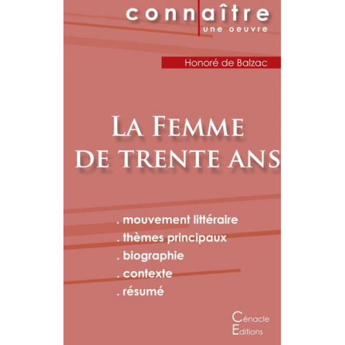 Honore de Balzac - Fiche de lecture La Femme de trente ans de Balzac (Analyse littéraire de référence et résumé complet)