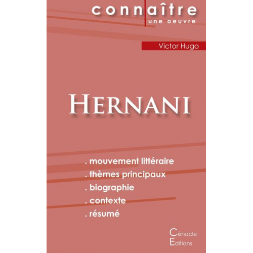 Victor Hugo - Fiche de lecture Hernani de Victor Hugo (Analyse littéraire de référence et résumé complet)