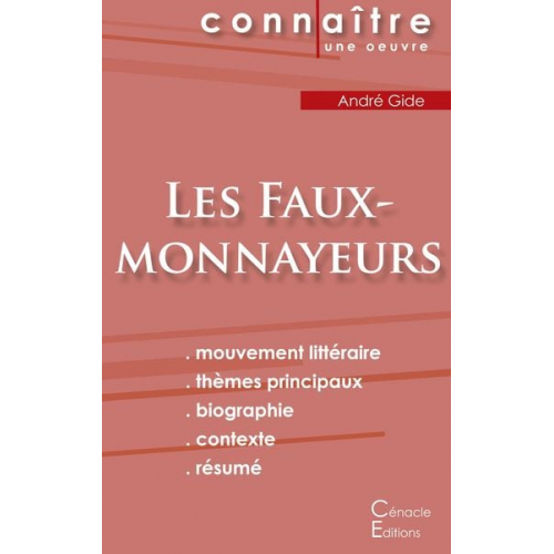 André Gide - Fiche de lecture Les Faux-monnayeurs de André Gide (Analyse littéraire de référence et résumé complet)