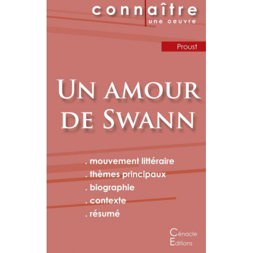 Marcel Proust - Fiche de lecture Un amour de Swann de Marcel Proust (Analyse littéraire de référence et résumé complet)