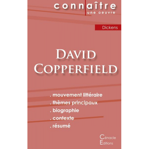 Charles Dickens - Fiche de lecture David Copperfield de Charles Dickens (Analyse littéraire de référence et résumé complet)