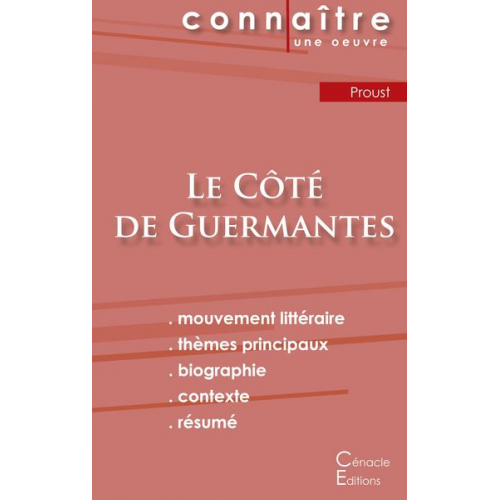 Marcel Proust - Fiche de lecture Le Côté de Guermantes de Marcel Proust (Analyse littéraire de référence et résumé complet)