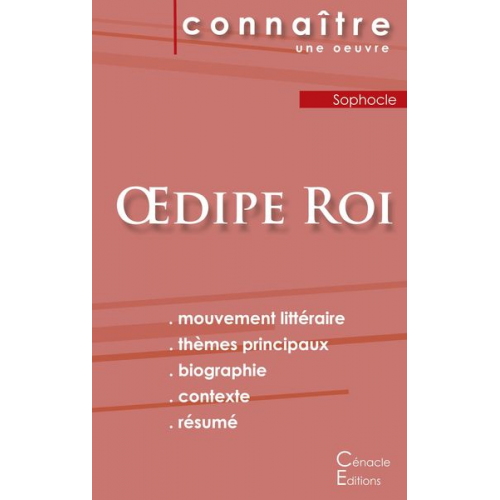 Sophocle - Fiche de lecture ¿dipe Roi de Sophocle (Analyse littéraire de référence et résumé complet)