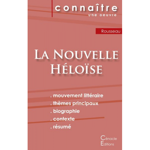 Jean Jaques Rousseau - Fiche de lecture La Nouvelle Héloïse de Jean-Jacques Rousseau (Analyse littéraire de référence et résumé complet)