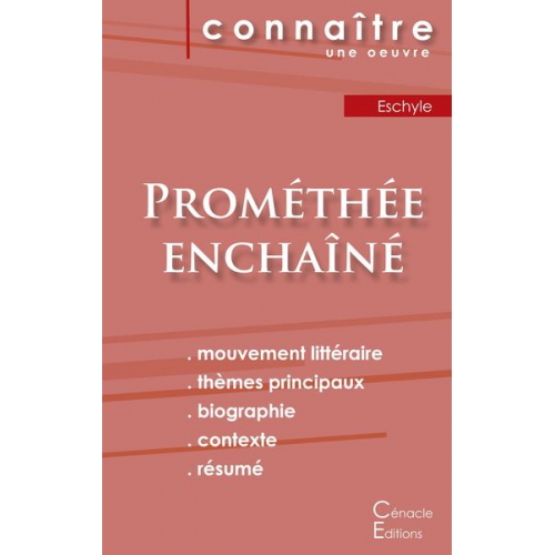 Eschyle - Fiche de lecture Prométhée enchaîné de Eschyle (Analyse littéraire de référence et résumé complet)