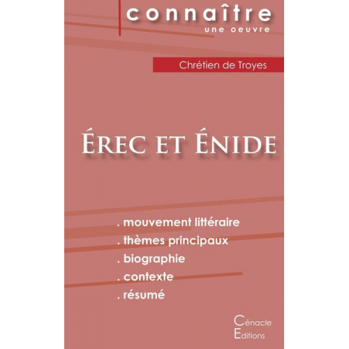 Chretien de Troyes - Fiche de lecture Érec et Énide(Analyse littéraire de référence et résumé complet)