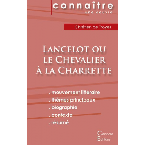 Chretien de Troyes - Fiche de lecture Lancelot ou le Chevalier à la charrette (Analyse littéraire de référence et résumé complet)