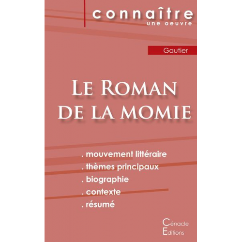 Théophile Gautier - Fiche de lecture Le Roman de la momie de Théophile Gautier (Analyse littéraire de référence et résumé complet)