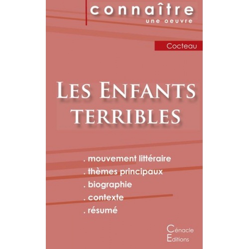 Jean Cocteau - Fiche de lecture Les Enfants terribles de Jean Cocteau (Analyse littéraire de référence et résumé complet)