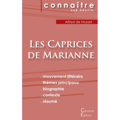 Alfred de Musset - Fiche de lecture Les Caprices de Marianne de Musset (Analyse littéraire de référence et résumé complet)