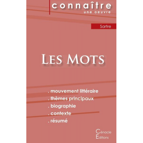 Jean Paul Sartre - Fiche de lecture Les Mots de Jean-Paul Sartre (Analyse littéraire de référence et résumé complet)